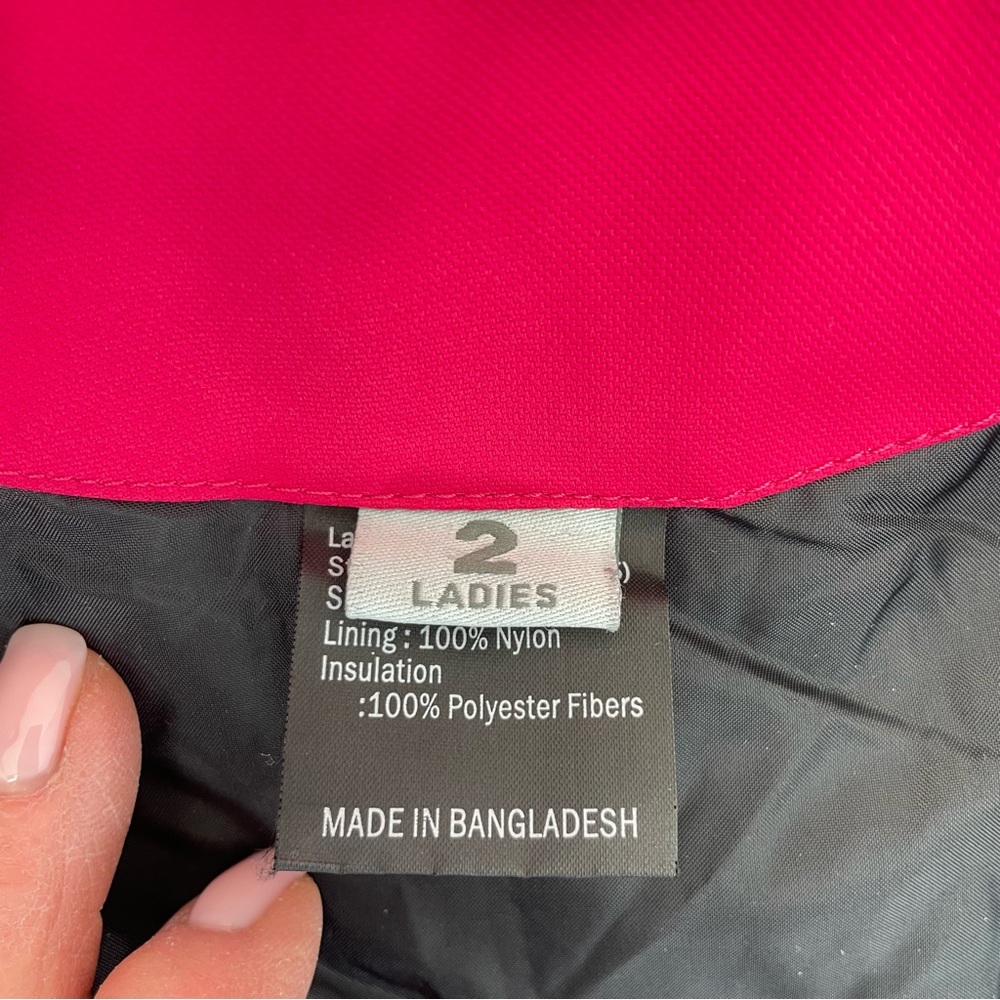 Obermeyer Ski Coat Size 2 Pink/Black - Picture 14 of 16